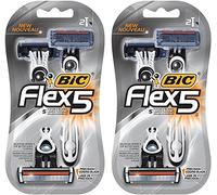 BIC Bic Flex 5 Vêtements pour hommes Taille rasoir bic 2pk Flex 5 Vêtements pour hommes Shaver 2pk