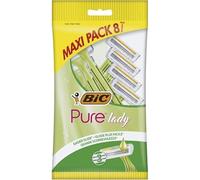 BIC - Bic Rasoirs Jetables Féminins Pure 3 Lady Pack Éco 8 Rasoirs - Lot De 3