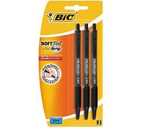 BIC - Bic Soft Feel Clic Grip Blister de 3 Stylosbilles Noir Fournitures de bureau Ecriture Stylos Recharges Stylos bille non rtract