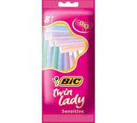 Bic - Bic Twin Lady - Rasoir 2 Lames - Pochette x 8 - Lot de 2