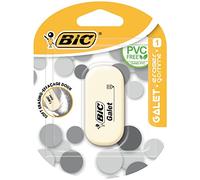 Bic blister gomme galet souple a (blanc)