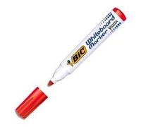 Bic Boîte De 12 Feutres Effaçables A Sec Velleda 1701 - Rouge