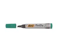 Bic Boîte De 12 Marqueurs Permanents Marking 2300 - Vert