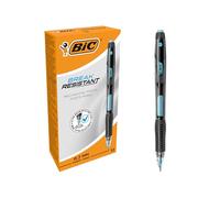 BIC Porte-mines Break Resist, gomme rétractable, mine infusée de nano-diamants, Lot de 12 bleu