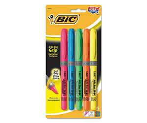 Bic Brite Liner Grip Surligneur GBLP51ASST