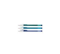 BIC Cap Like Me - Stylo à bille bicolore, couleur BLEU