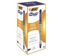 BIC CEL1010265 stylo à encre gel Stylos rétractables à encre gel Fin Bleu 30 pièce(s) Bleu G