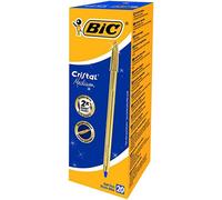 Bic Celebration Blue Oil Based Ink Stylo 20 unités One Size