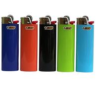 Bic Classic Maxi Lighter Lot de 5 grands briquets à gaz