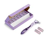 BIC Click 5 Soleil Rasoir Rechargeable Femme (5 Lames et Tête Pivotante) avec Bande Librifiante - 1 Rasoir + 10 Recharges