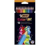 BIC Crayons de couleur Color Up triangulaires – Lot de 12