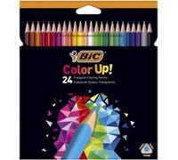 BIC Color Up Crayons de Couleur - Coloris Assortis, Etui Carton de 24 G