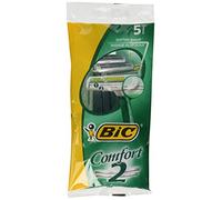 BiC Comfort 2 Twin Blade Lot de 5 rasoirs jetables