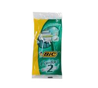 BIC Rasoir jetable Comfort 2 lames – Lot de 5