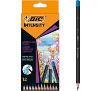 Bic - crayon de couleur aquarelle Intensité, étui de 12