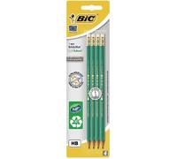 BIC Crayons à papier Evolution Original avec gomme HB - Blister de 4