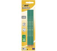 BIC Crayons Conté Ecolutions Evolution – Blister 4 pièces, 25 unités