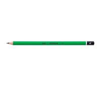 BIC Critérium Crayon Graphite 550 4B Bois hexagonal Tête trempée baguée Couleurs assorties
