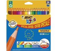 Bic Crayons De Couleur Ecolution Bic Kids Evolution Offre Speciale X24