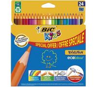 Bic Crayons De Couleur Ecolution Bic Kids Evolution Offre Speciale X24