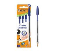 BIC Stylos à bille Cristal Original – Lot de 4