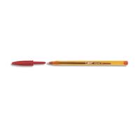 BIC Cristal Original Stylos-Bille Pointe Fine (0,8 mm) - Rouge