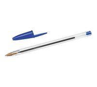BIC Cristal Original Stylos-Bille Pointe Moyenne (1,0 mm) - Bleu, Boîte de 50