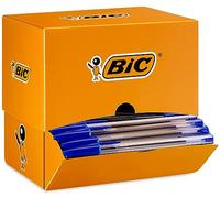 BIC Cristal Original Stylos-Bille Pointe Moyenne (1,0 mm) - Parfait pour l'Ecole et au Bureau - Bleu, Boîte de 150 [Exclusivité Amazon]