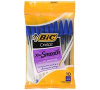 BIC Cristal Xtra Smooth Pens Blue Medium Point. 10-Pack