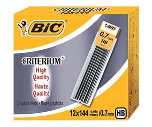 Bic Critère des mines pour porte-mines, degré de dureté : HB VE = 1