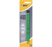 BIC Crayon à papier Criterium 4b – Pointe moyenne – Lot de 2