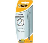 Bic - Criterium - Blister De Porte-Mine Rechargeable - Argent - 2 Mm