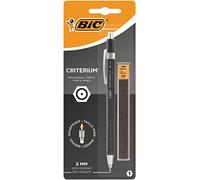 Bic Porte-Mine 2 Mm Rechargeable Corps Plastique Noir Conte Criterium 827091