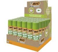 BIC ECOlutions Bâtons de Colle Blanche - 8 g, Boîte de 30