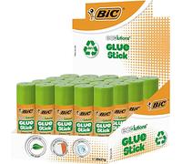 BIC Bâtons de colle ECOlutions – blanche – 21 g – Boîte de 20