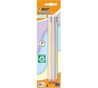 BIC Evolution Crayon pastel avec gomme 5 pièces sous blister