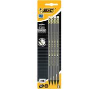 BiC Evolution HB avec gomme-Noir-Lot de 4