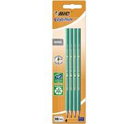BIC Crayons Conté Ecolutions Evolution – Blister 4 pièces, 25 unités