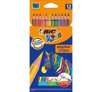 Bic Evolution Stripes crayons 12k