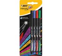 BIC Fineliner intensity fine 4 blisters