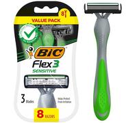 BIC Flex 3 Men's Disposable Razor, 8-Count