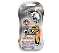 BIC Flex 5 lames de rasoir hybrides Precision Ultra Close Shave Têtes de recharge