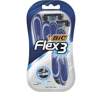 BIC - Flex Confort 4 Rasoirs pour Hommes - Un rasage tout en douceur pour une peau impeccable. - Lot De 3 - Vendu Par Lot