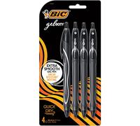 BIC Gel-ocity Quick Dry Retractable Gel Pen, Medium Point (0.7mm), Black, 12-Count