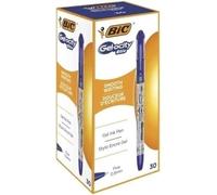 BIC Gelocity Lot de 30 stylos à encre gel Bleu