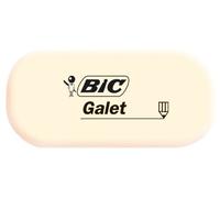 Bic - Tipp-Ex Gomme caoutchouc Galet, (L)60 x (P)25 x (H)10 mm Blanche, extra molle, ovale -400847720 G