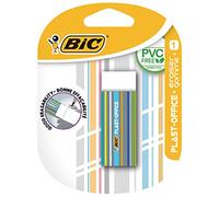 Bic gommes plast-office plastique sans pVC blister a (blanc)