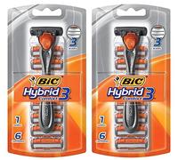BIC Hybrid Advance pour homme, système de rasage, 6 ea - 2 pièces