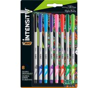 BIC Intensity Medium AST+FUN 8 couleurs blister