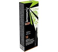 BIC Intensity Stylos Feutres Pointe Fine - Vert Clair, Boîte de 12